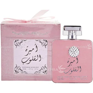 عطر ادکلن امیره القلوب صورتی برند ارض الزعفران 100 میل