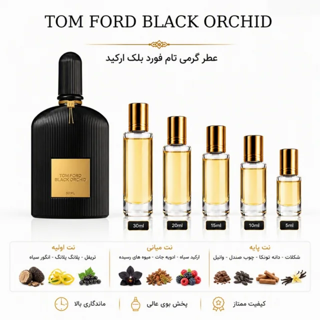 عطر گرمی تام فورد بلک اورکید Tom Ford Black Orchid