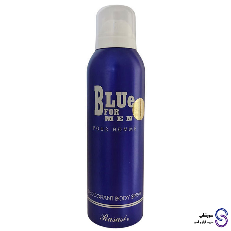 اسپری خوشبو کننده بدن بلو فور من رصاصی 200 میل